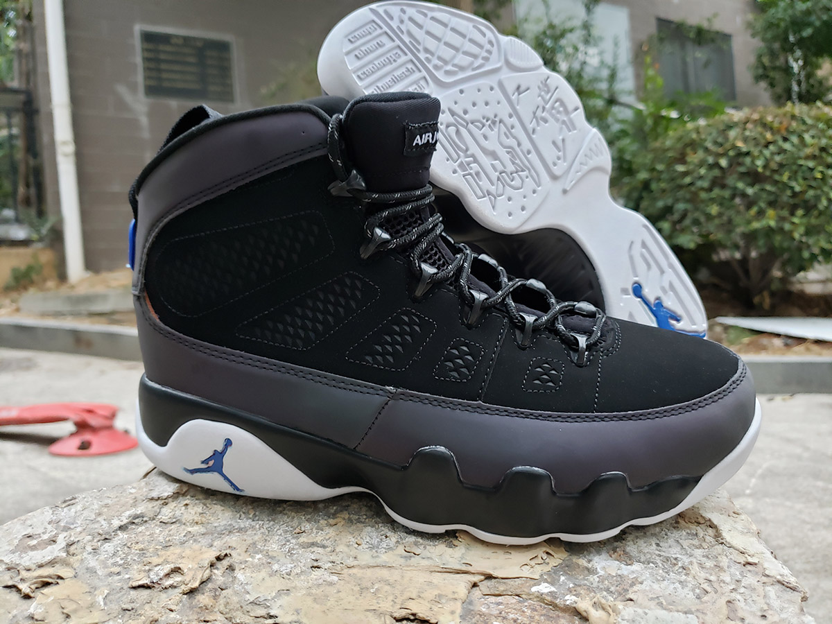 air jordan 9 black and white