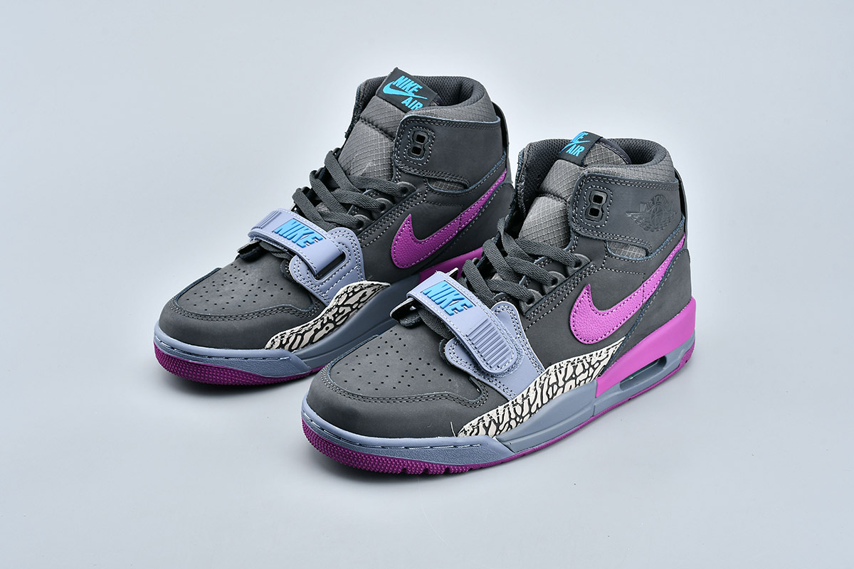 air jordan legacy 312 grey purple