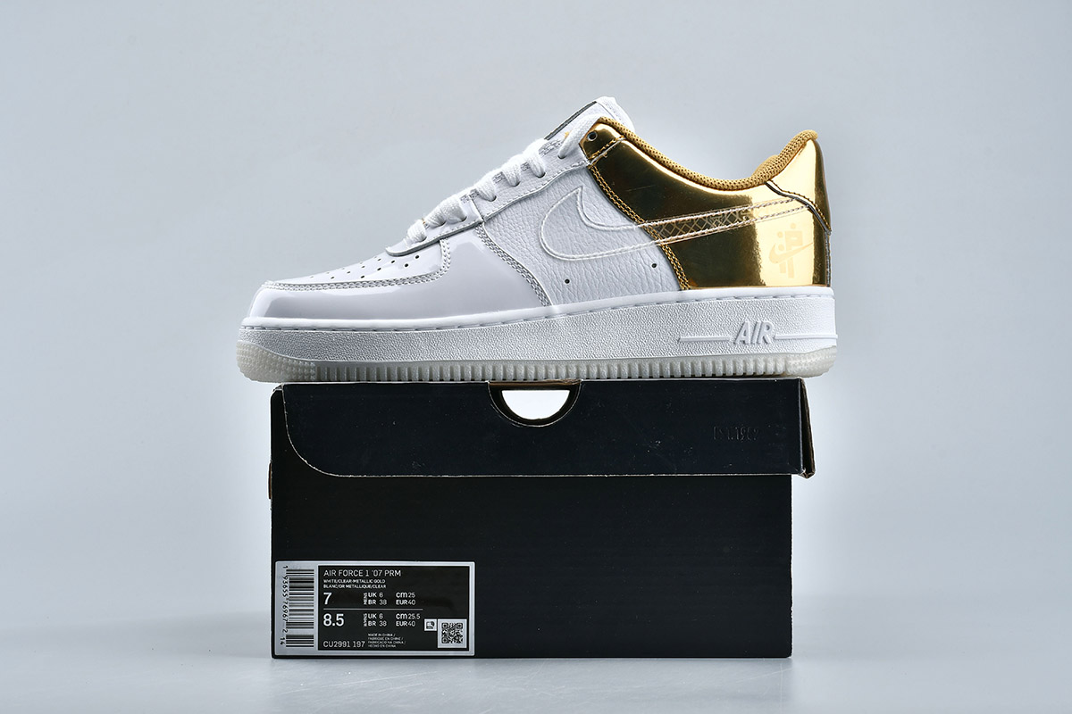 Nike-Air-Force-1-07-PRM-White-Metal-Gold-Light-Gold-Clear-For-Sale-10