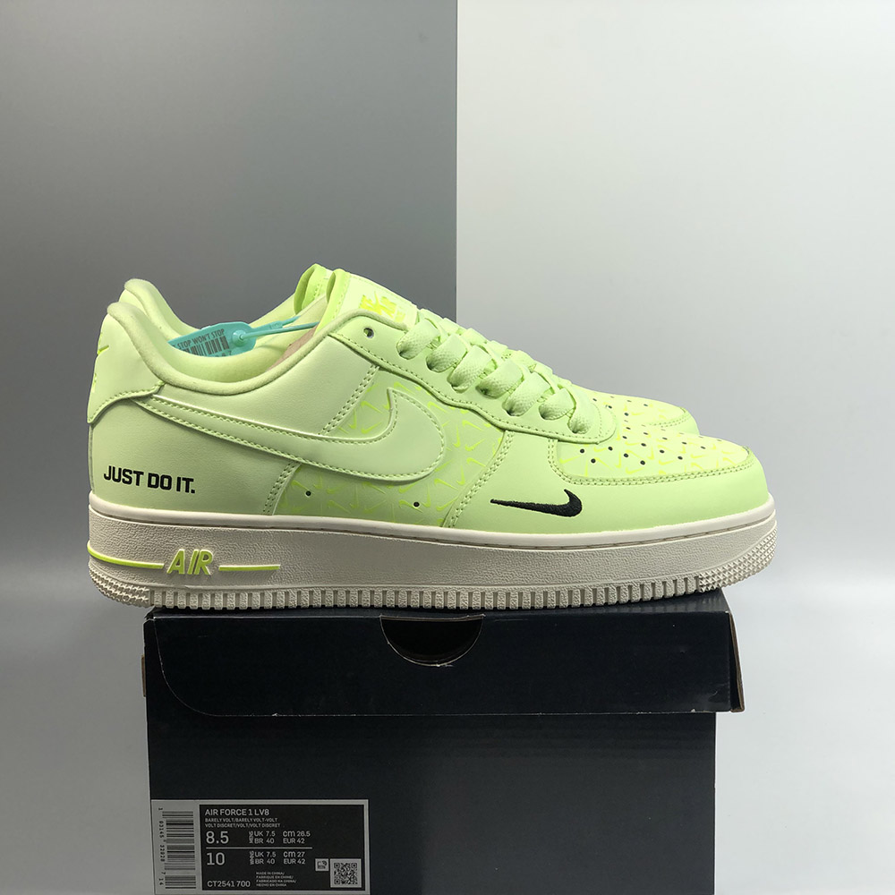 nike air force 1 low just do it barely volt