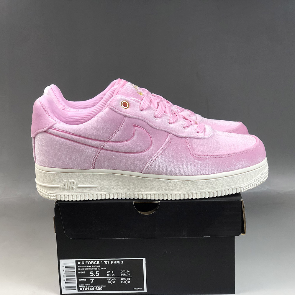 Nike Air Force 1 Low Premium “Velour” Pink For Sale – The Sole Line