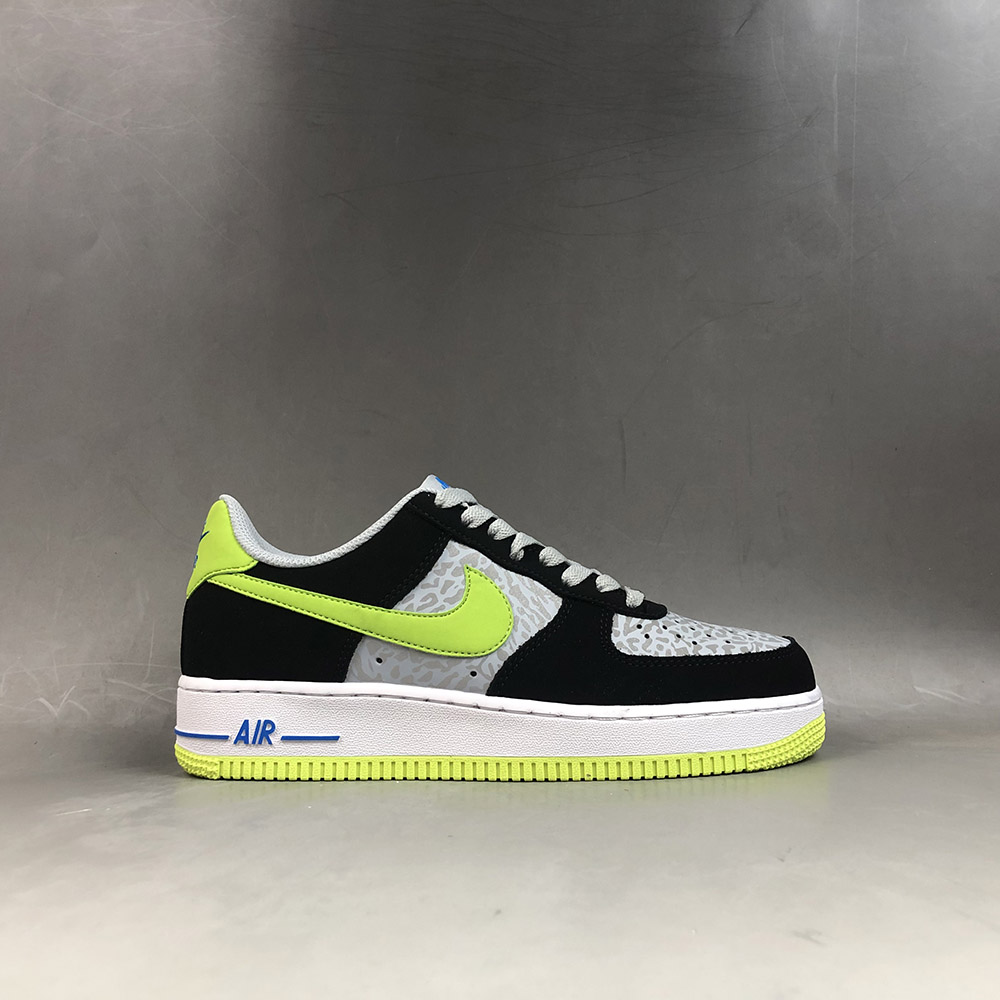 air force 1 black & volt