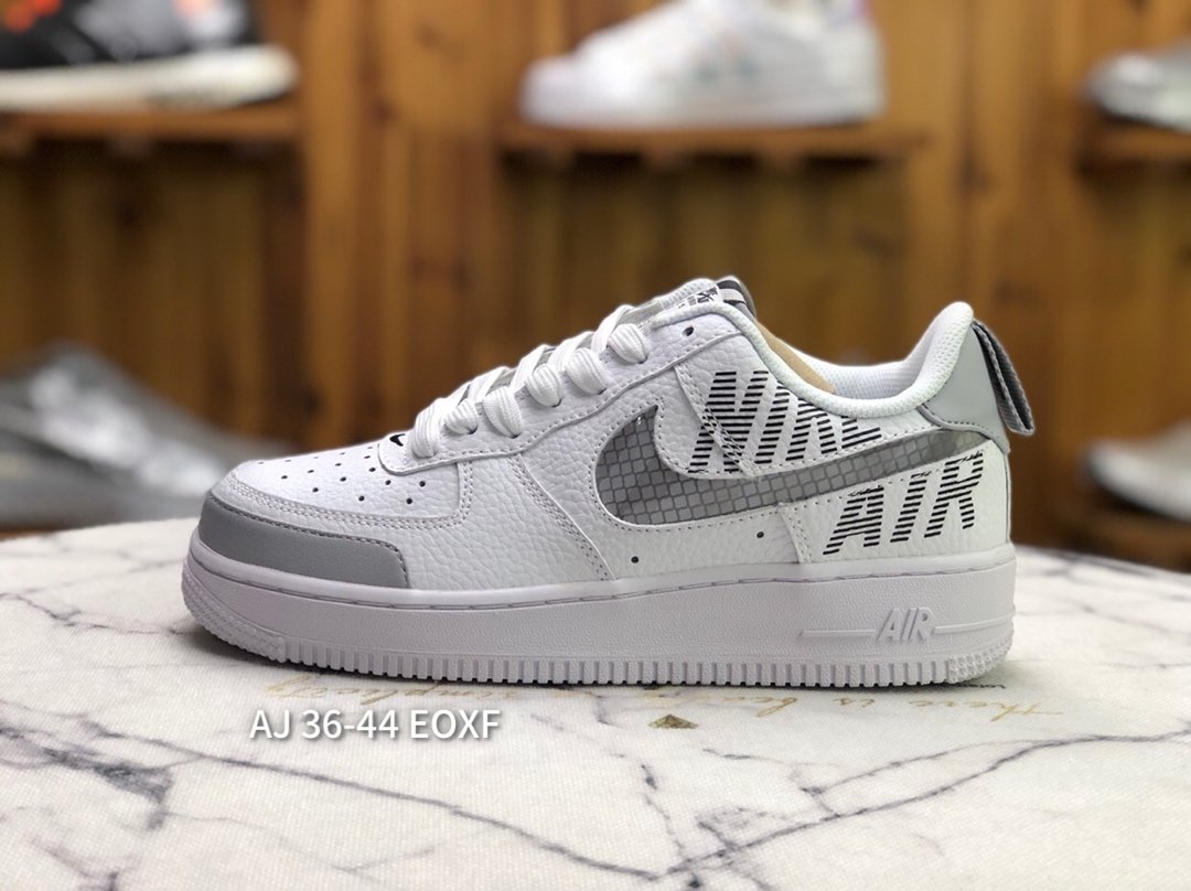 nike air force 1 black grey orange