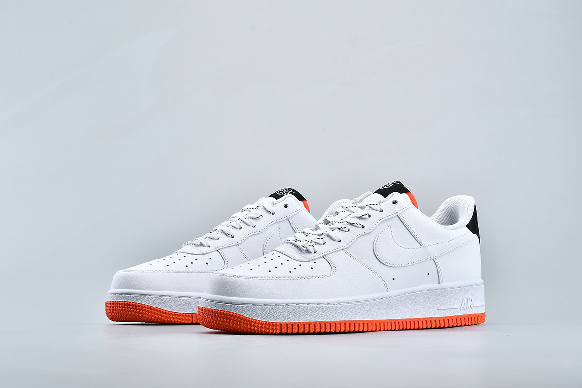air force one white black orange