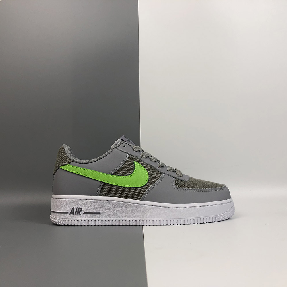 nike air force green and white