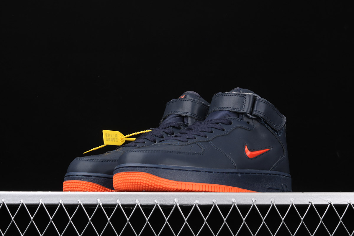 air force 1 mid nyc obsidian orange