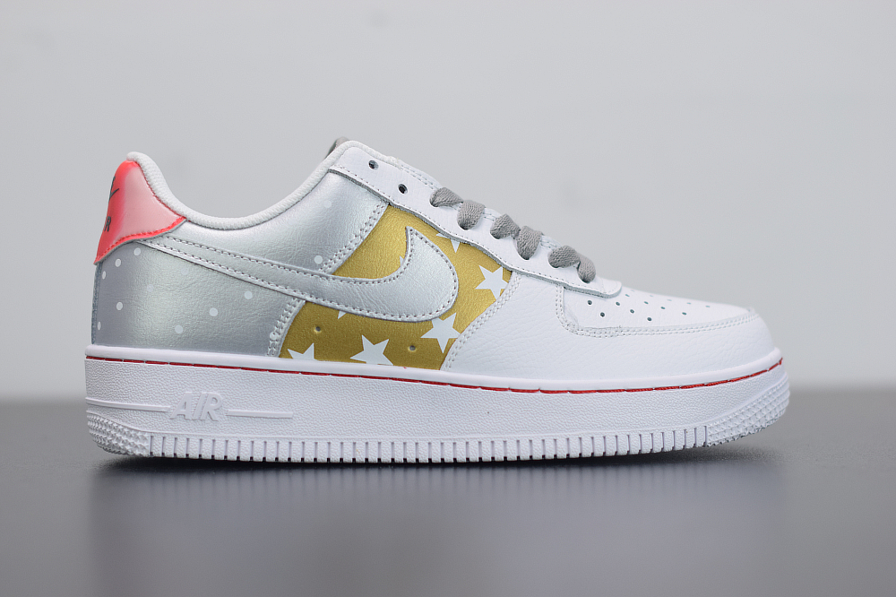 air force ones with silver stars