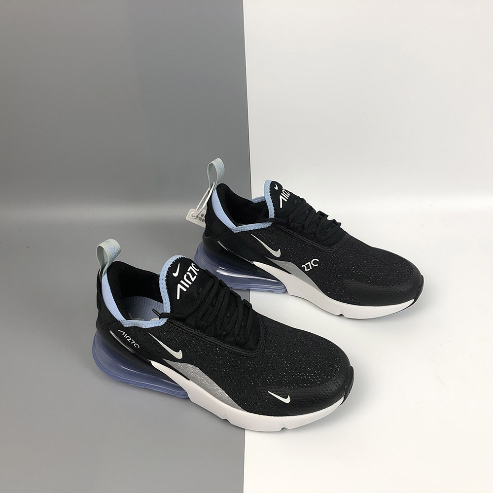 Nike Air Max 270 Black Summit White Aluminum For Sale Fitforhealth