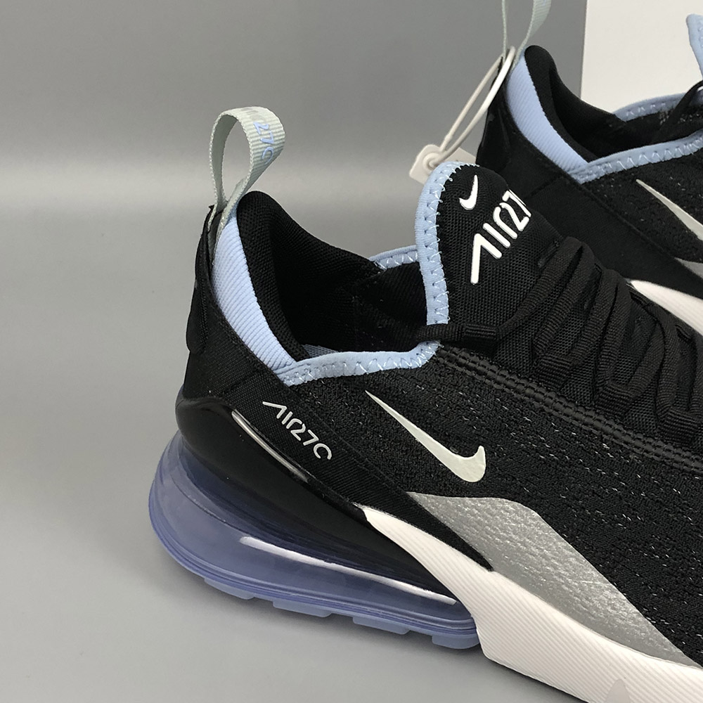 Nike Air Max 270 Black Summit White Aluminum For Sale Fitforhealth