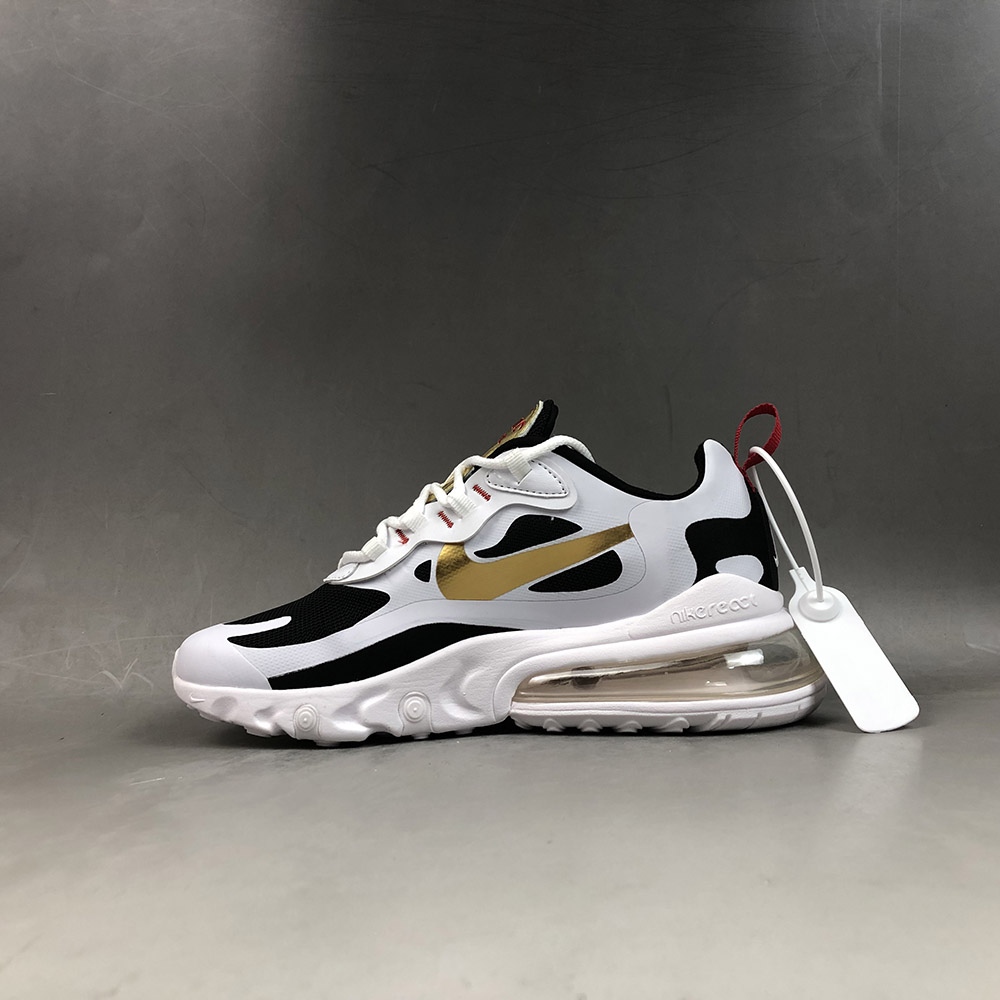 air max 270 react black and gold