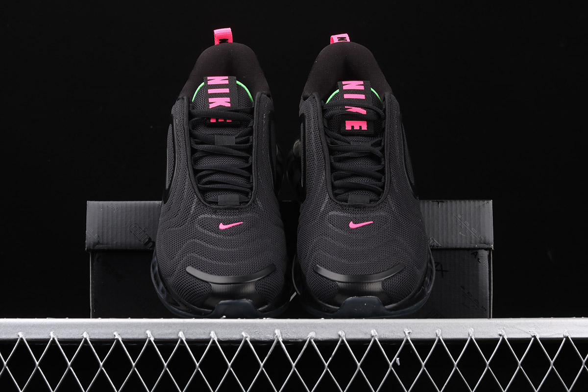 nike air max 720 black green pink
