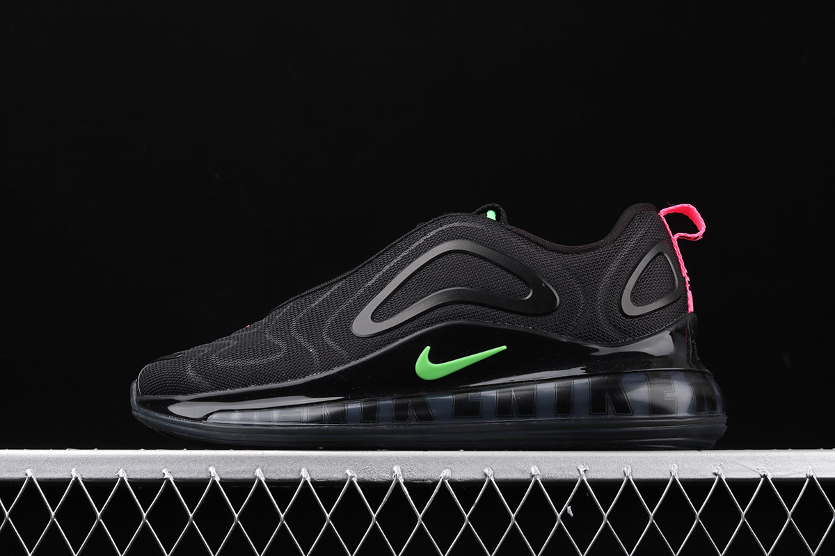 nike air max 720 black green