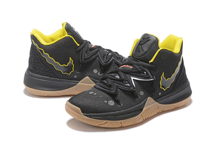 kyrie 5 black and yellow