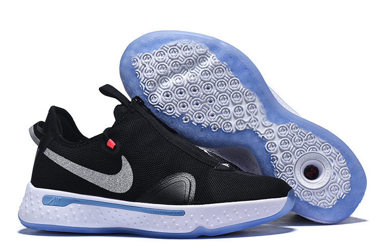 Nike PG 4 Black/White-Smoke Grey For 