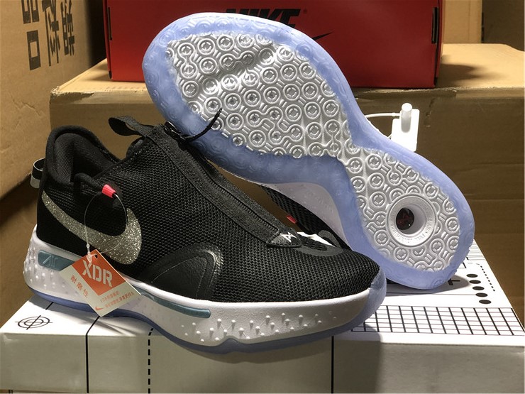 Nike PG 4 Black/White-Smoke Grey For 