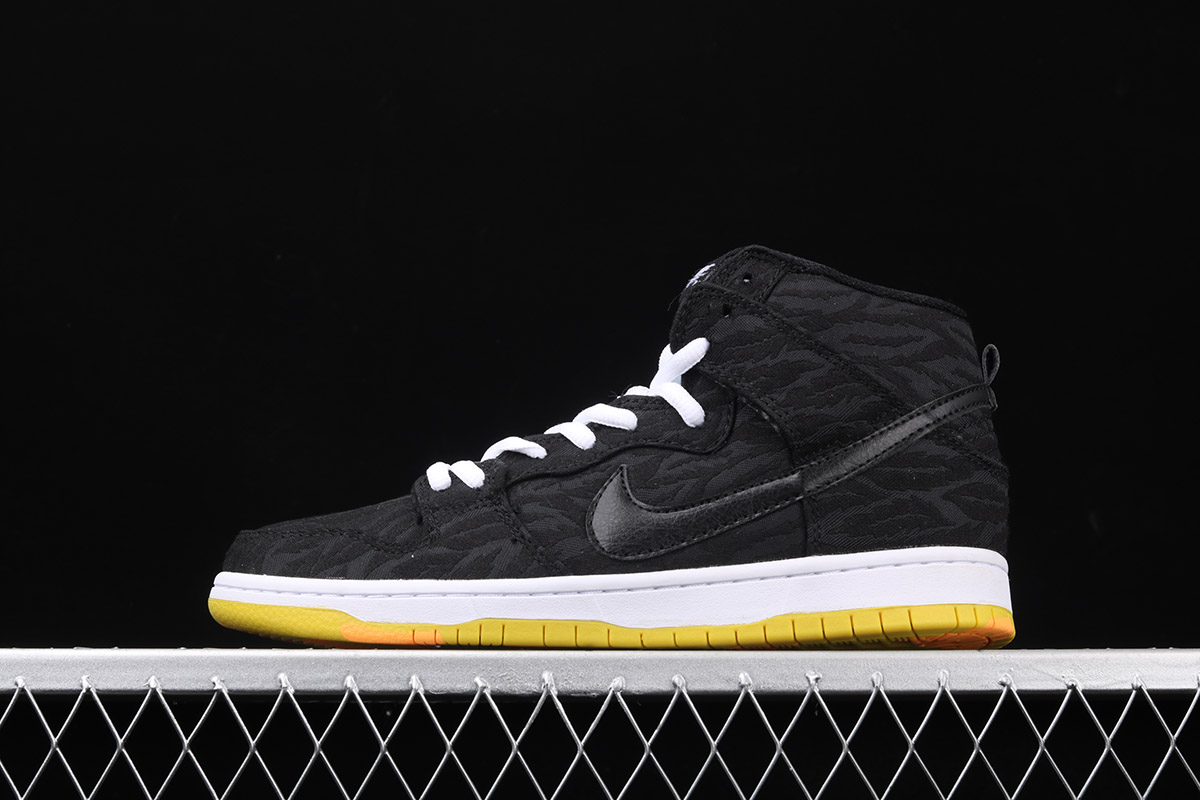 nike sb dunk high yellow black