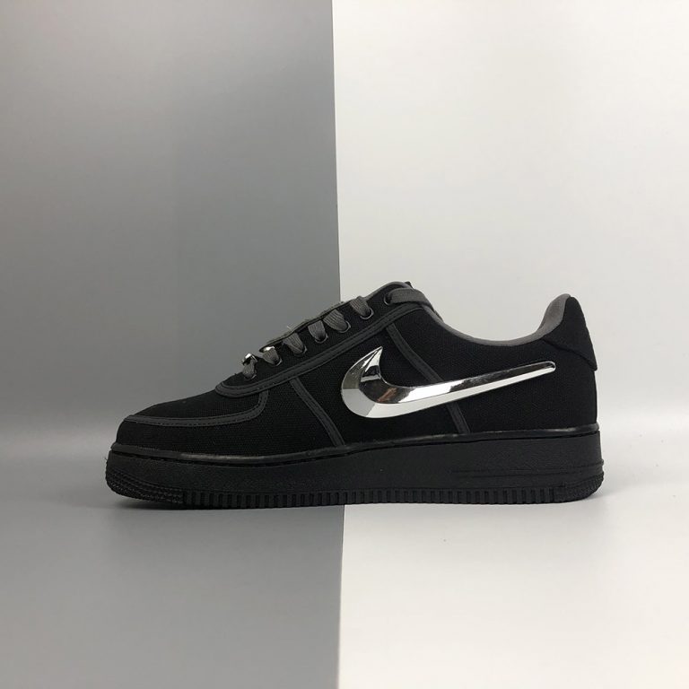 Travis Scott x Nike Air Force 1 Low Black For Sale – The Sole Line