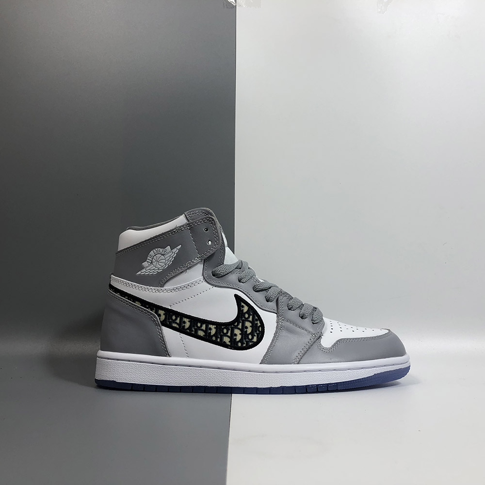 jordan 1s white and grey