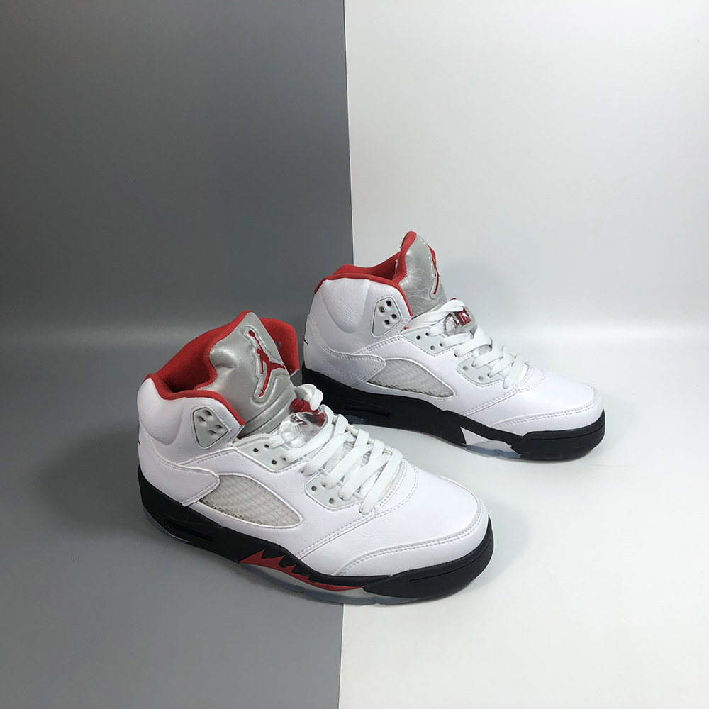 Air Jordan 5 “Fire Red” 3M Silver 