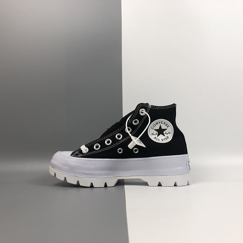 black converse lugged