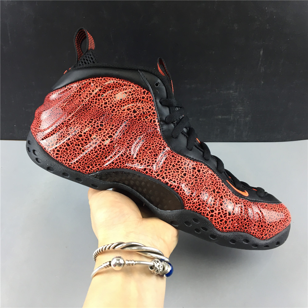 black and bright crimson foamposites