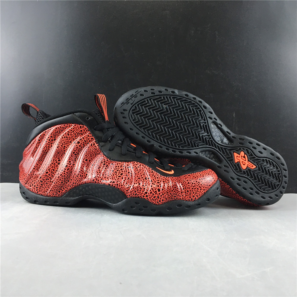 black and bright crimson foamposites