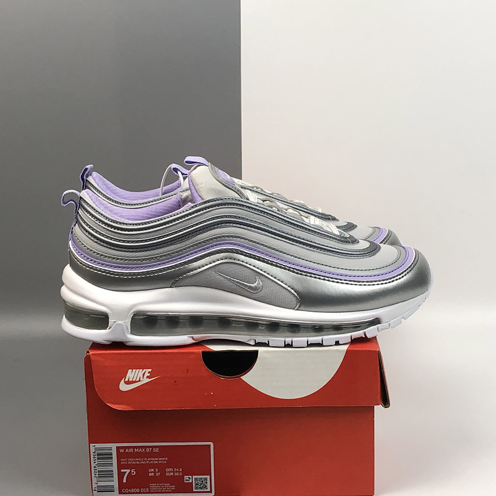 purple and white air max 97