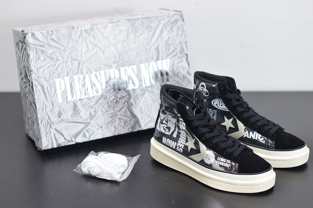converse pro leather high top black