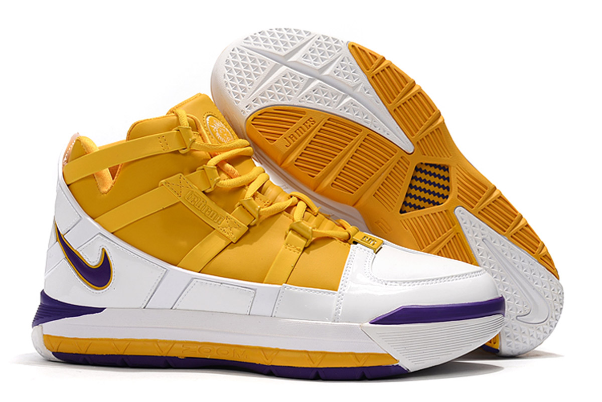 nike zoom lebron 3 lakers