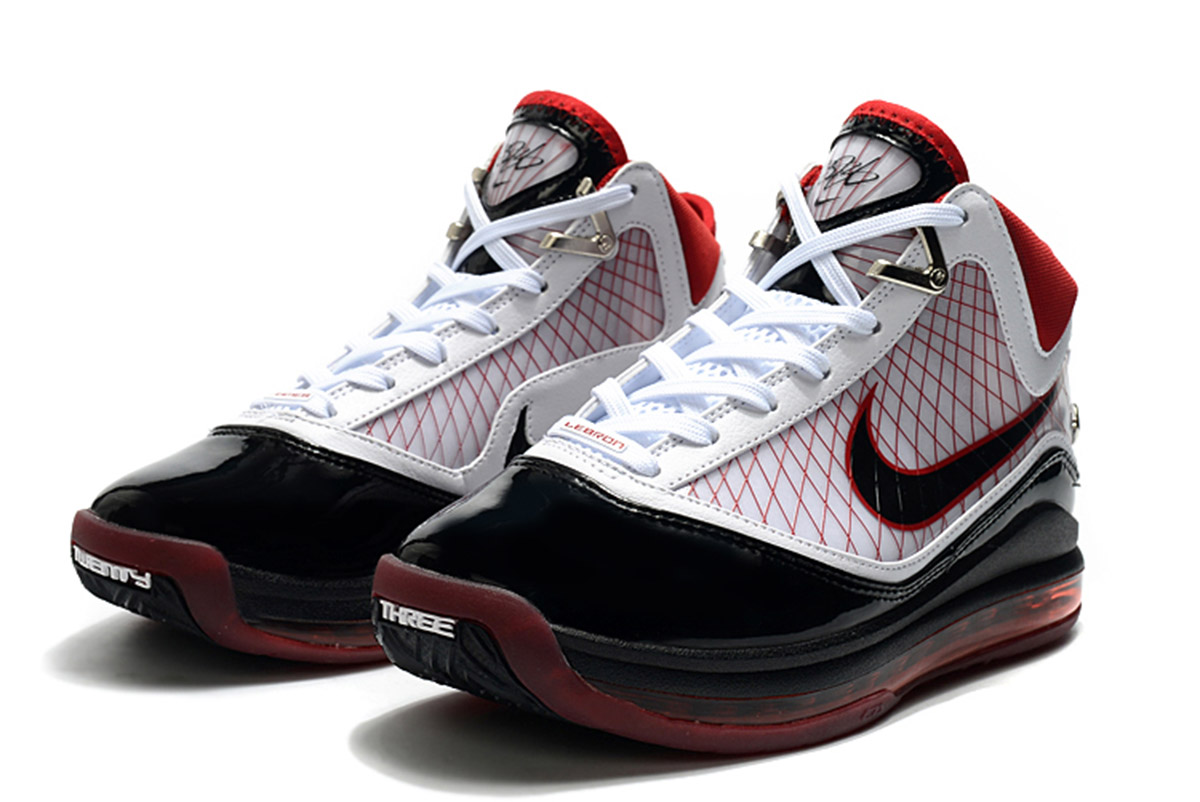 Nike LeBron 7 “Cleat” White Black Red 
