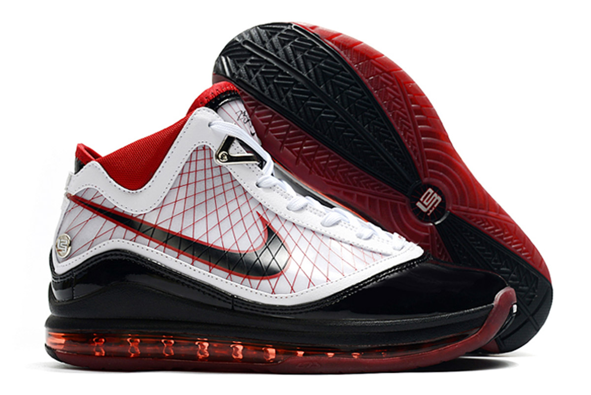 Nike LeBron 7 “Cleat” White Black Red 