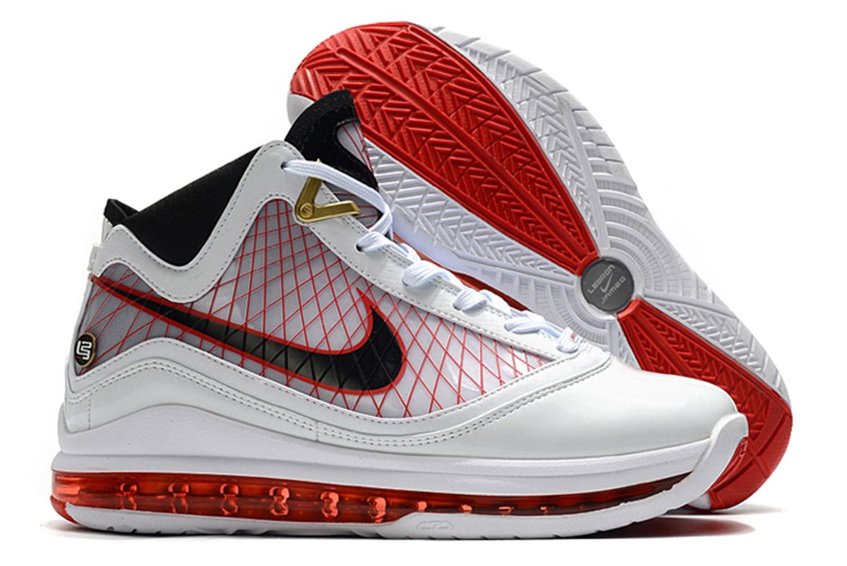 lebron 7 red and white