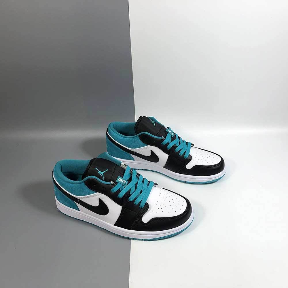 Air Jordan 1 Low Black Black Laser Blue White For Sale The Sole Line