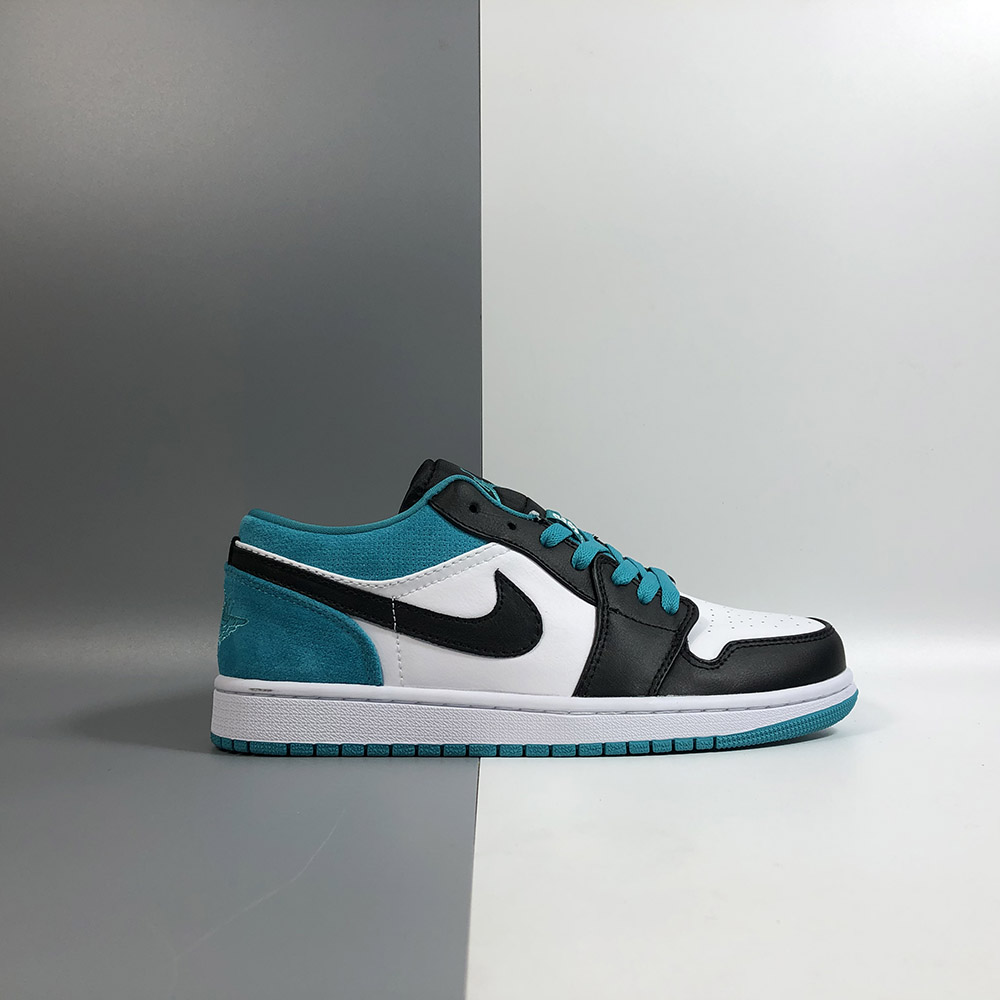 Air Jordan 1 Low Black Black Laser Blue White For Sale Fitforhealth