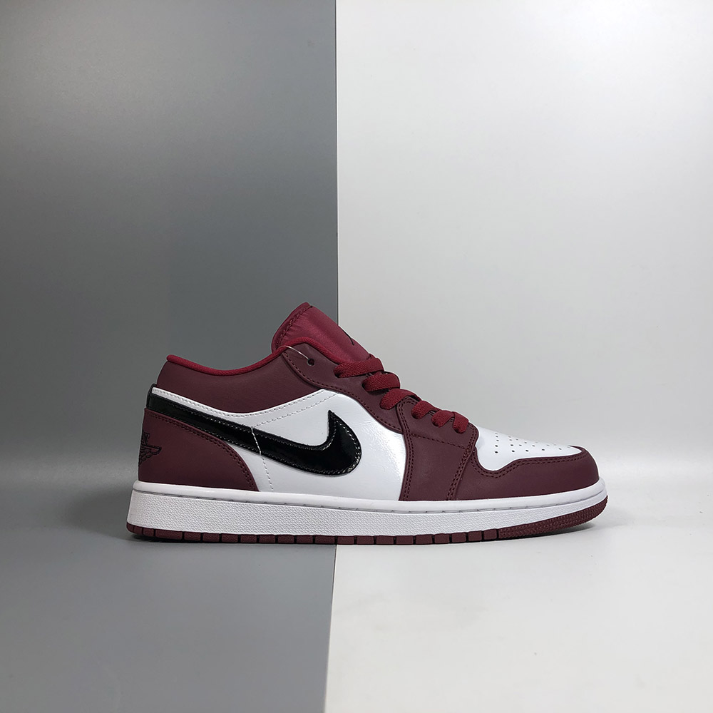 nike air jordan 1 red white black
