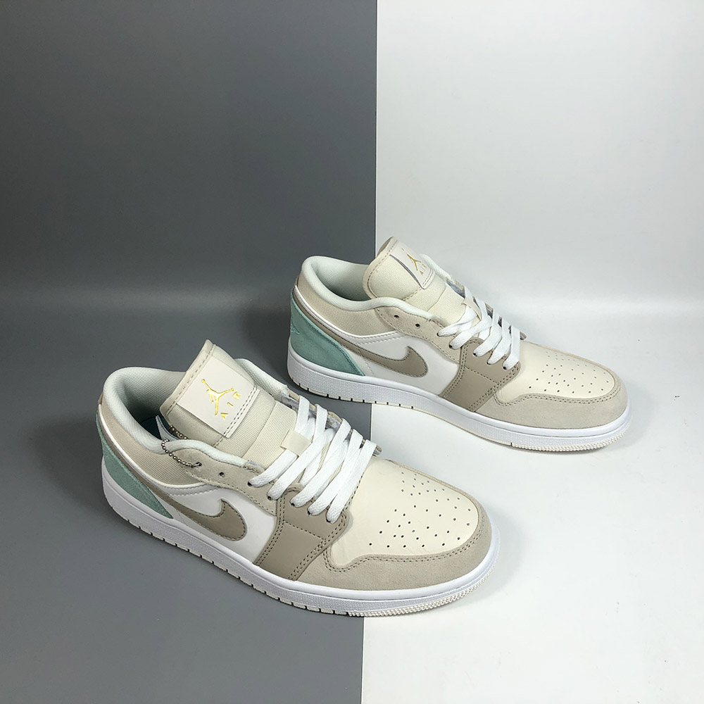 air jordan 1 low white sky grey