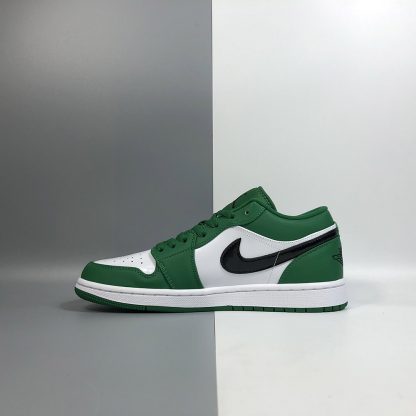 Air Jordan 1 Low Pine Green Black White For Sale Fitforhealth