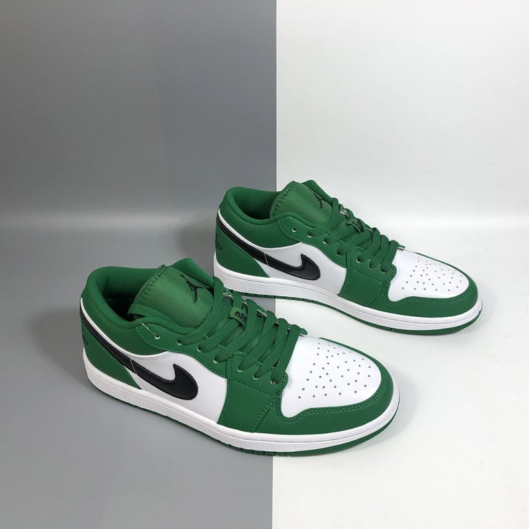 Air Jordan 1 Low Pine Green/Black-White For Sale â The Sole Line