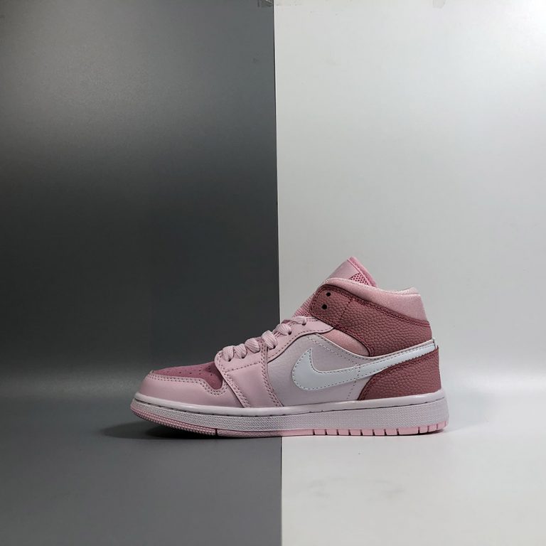 Air Jordan 1 Mid WMNS Digital Pink/White-Pink Foam-Sail For Sale â Hoop Jordan