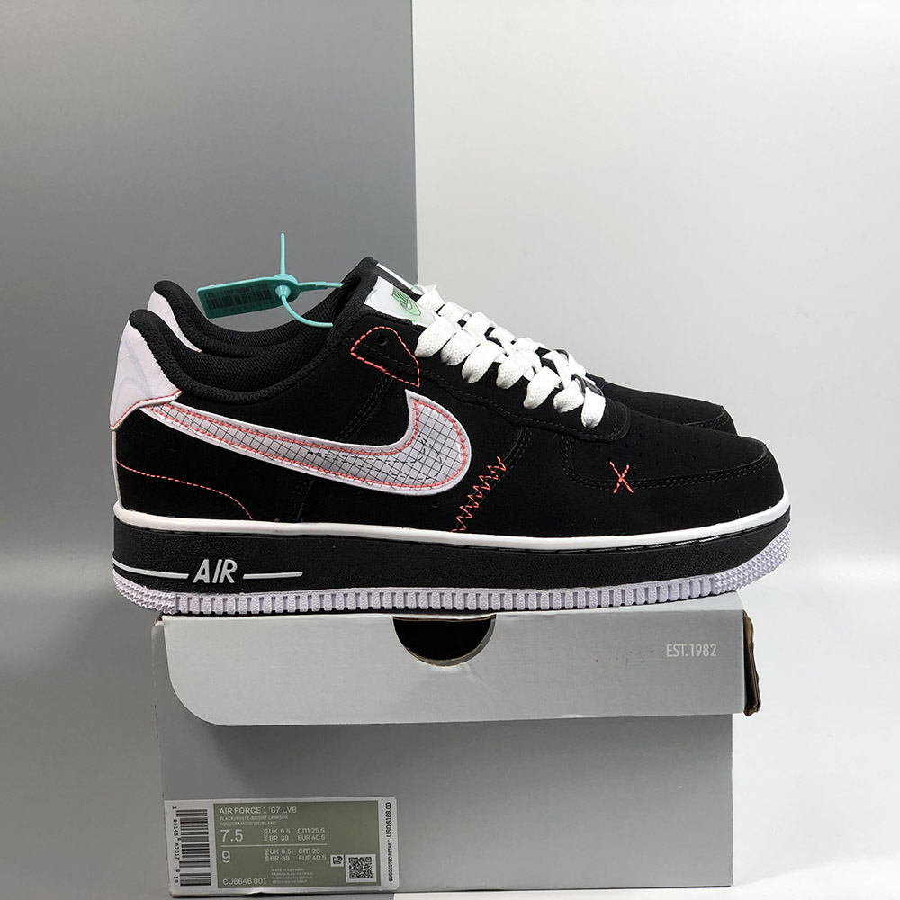 Nike-Air-Force-1-Low-Black-White-Bright-Crimson-Green-Strike-For-Sale-7
