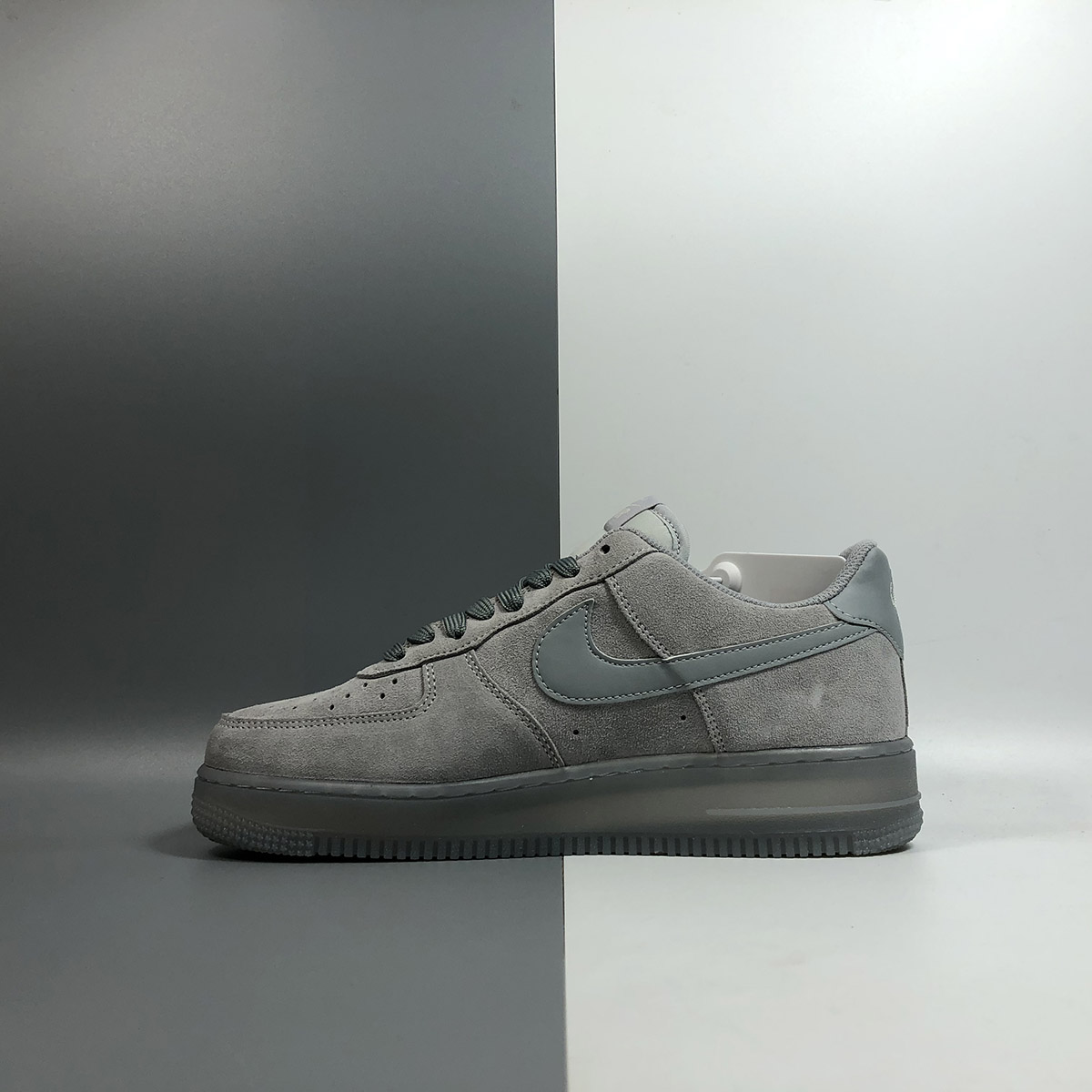 grey nike air force 1 suede online