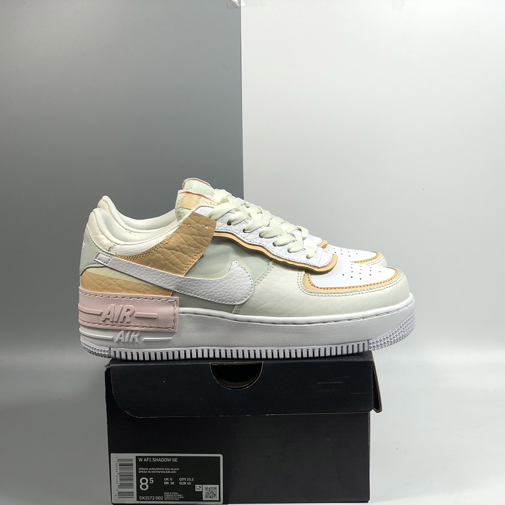 air force 1 shadow spruce aura white sail rose