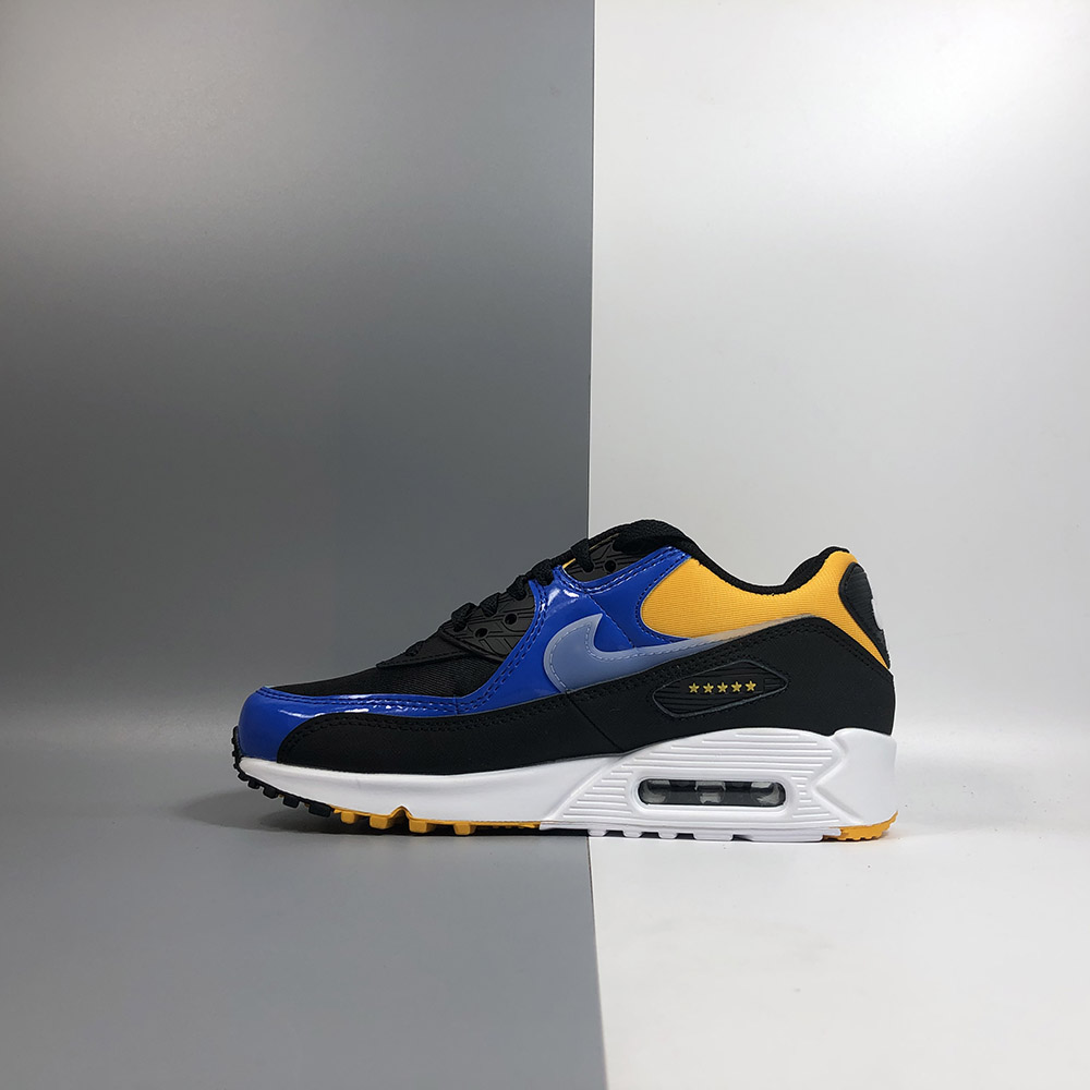 nike air max blue and yellow