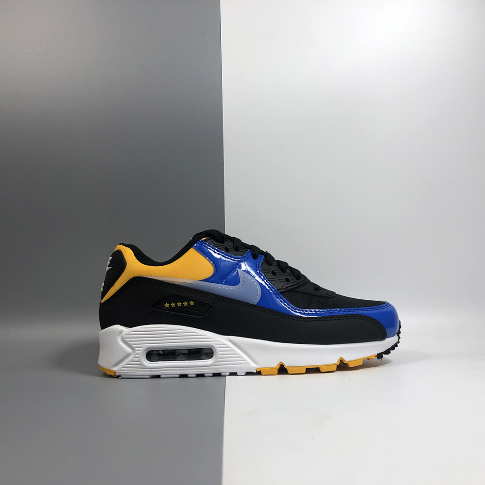 nike air max black yellow