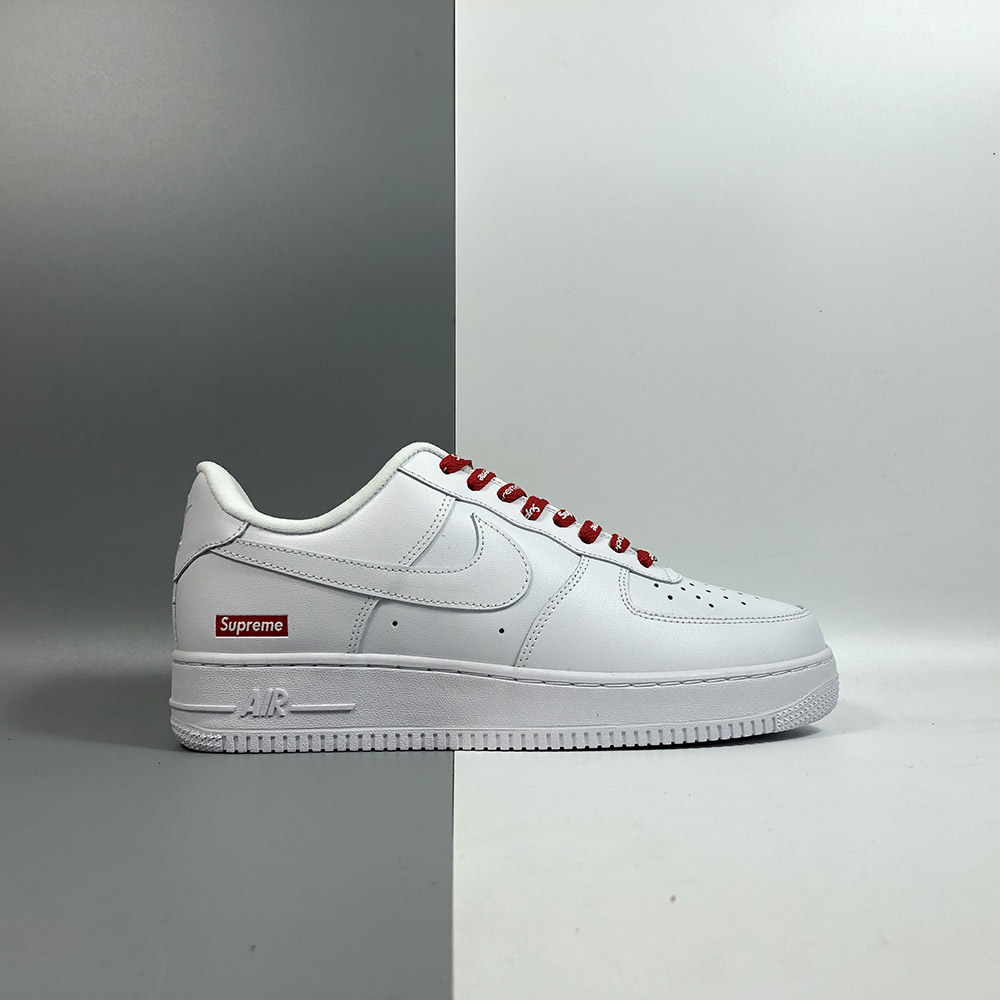 nike air force 1 supreme white