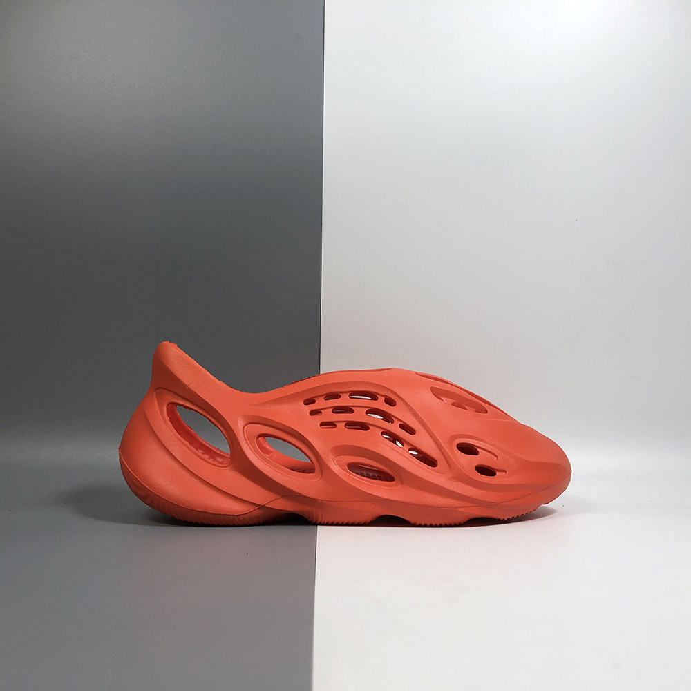 yeezy crocs red