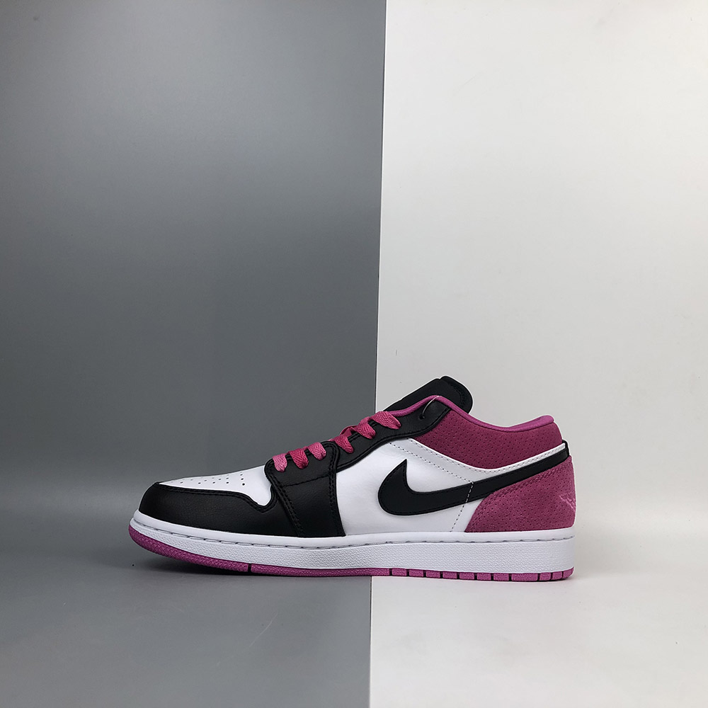 Air-Jordan-1-Low-Black-White-Magenta-1