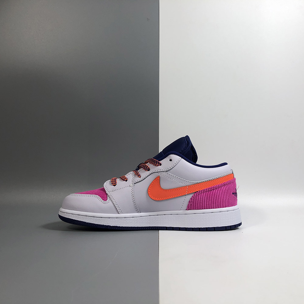 Air Jordan 1 Low GS 'Pink Corduroy' 554723-502 For Sale – The Sole 