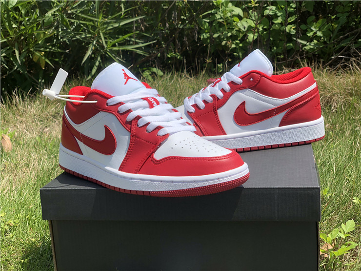 Air Jordan 1 Low Gym Red White For Sale The Sole Line