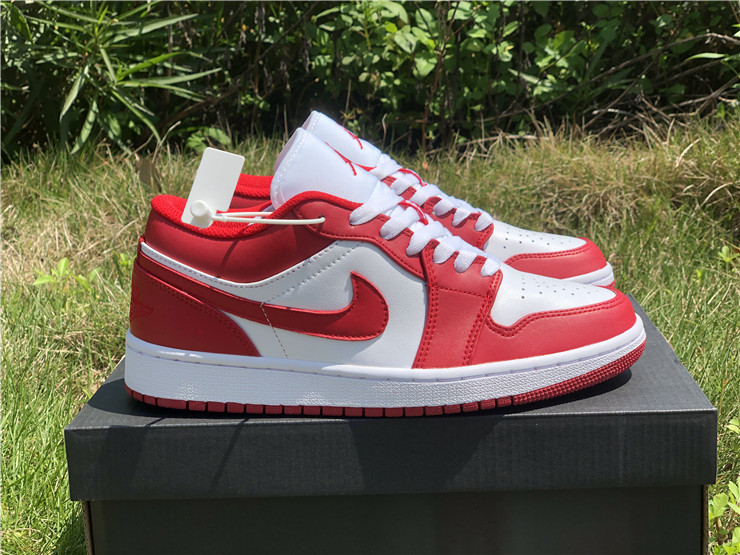 Air Jordan 1 Low Gym Red/White For Sale 